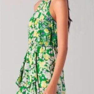 EUC - Rebecca Taylor Sofia Silk Floral Dress - Size 8